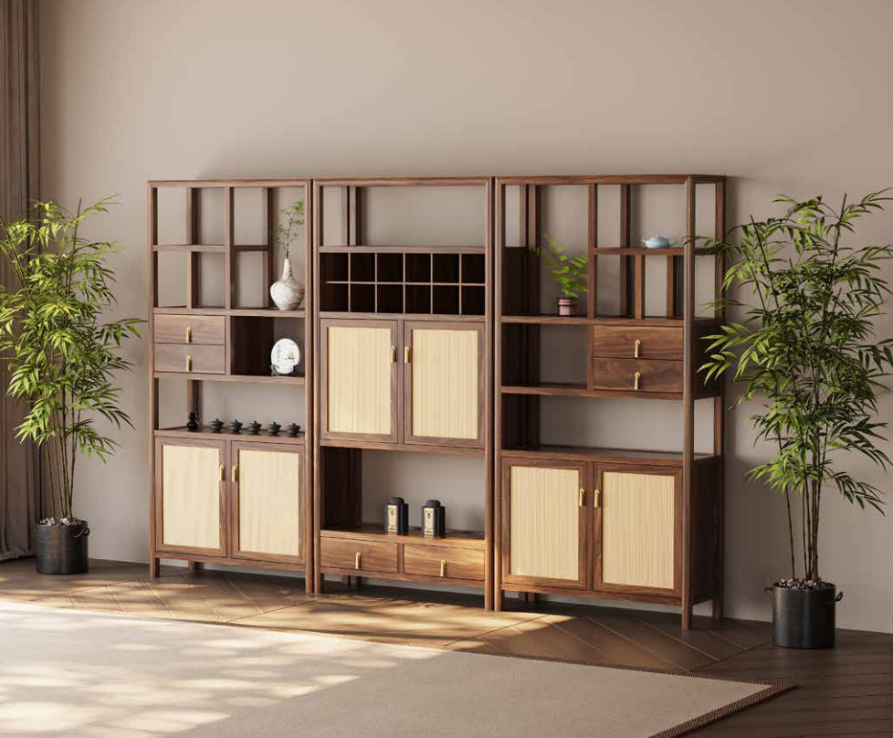 Kệ trang trí 一方实木 - WG-26901-LMR - ảnh chi tiết